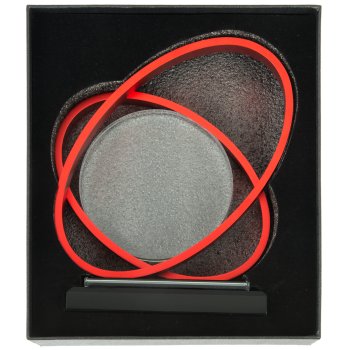 Prémium Üveg Díj fém kerettel Prémium Üveg Díj fém kerettel