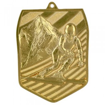 Érem dombor síelő nagy méretű Érem dombor síelő nagy méretű