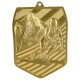 Érem  dombor síelő nagy méretű