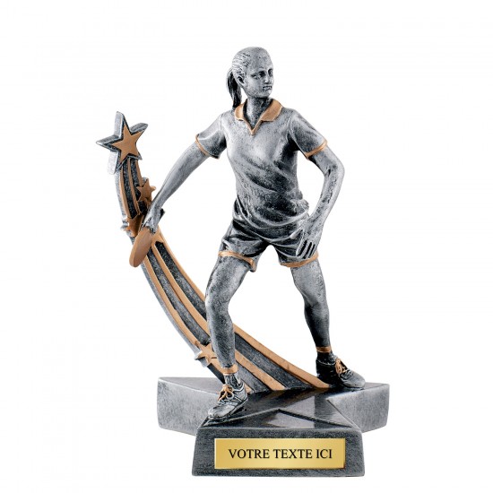 női asztalitenisz szobor