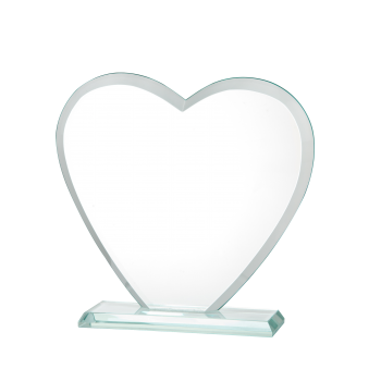 Üveg Díj szív Üveg Díj szív
